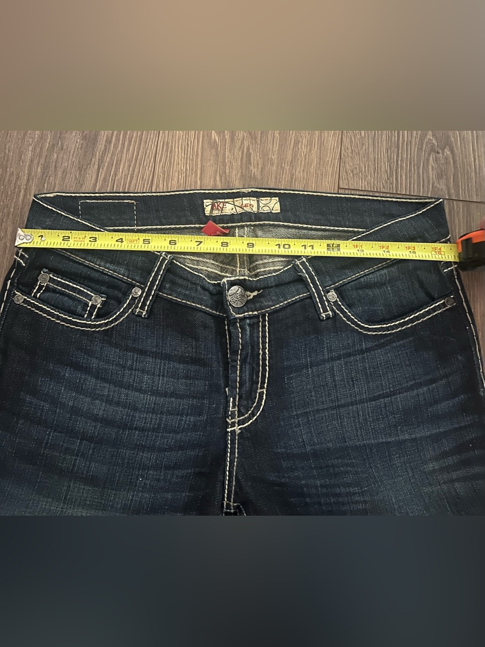 BKE Dark Indigo Flare Jeans - Picture 5 of 5